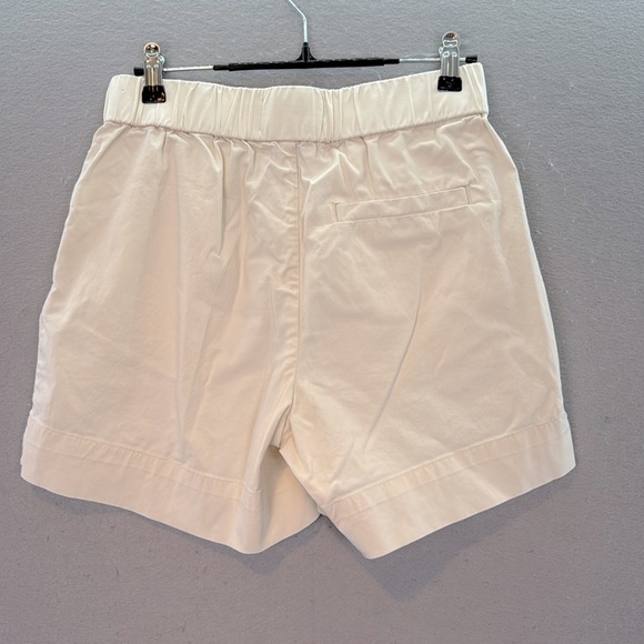 Everlane - women’s The Easy Shorts cream organic cotton blend pull on pants ZS 4 - Picture 9 of 10